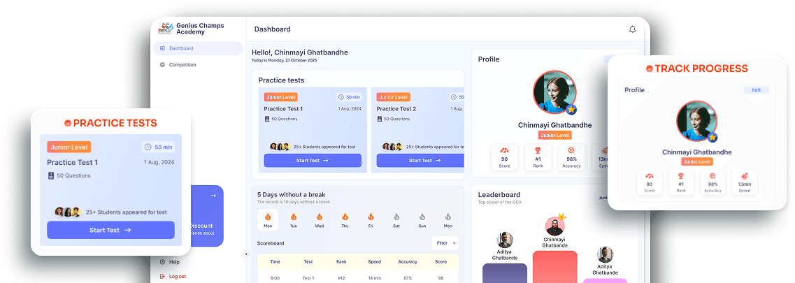Student portal dashboard
